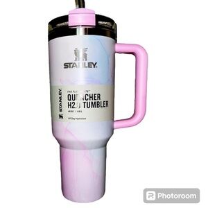 Stanley 40oz H2.0 Flowstate Quencher Tumbler Watercolor Tulle >>SHIPS SAME DAY<<